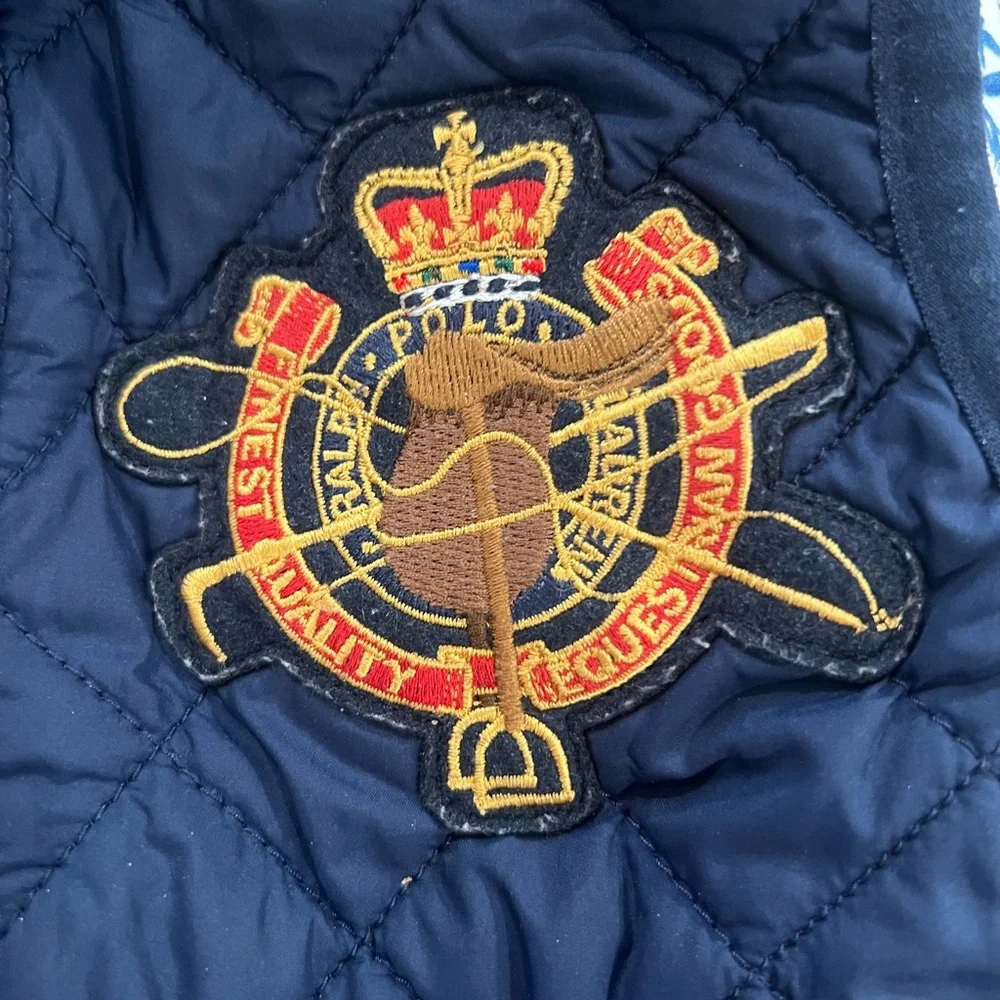 Ralph Lauren Equestrian Zip-Up Puffer Vest